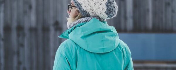 manteau hiver bleu